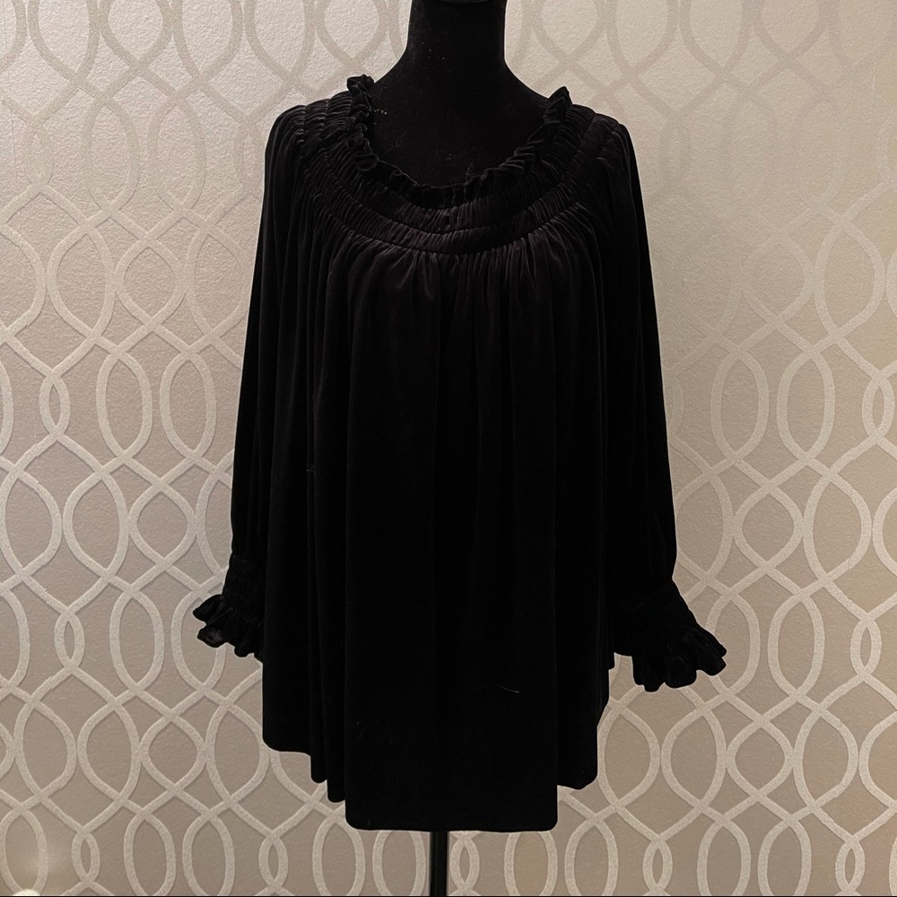 Norma Kamali Velvet tunic
